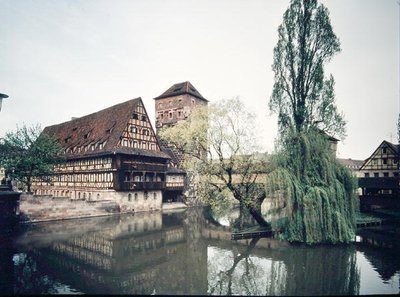 View of the Weinstadel by German School
